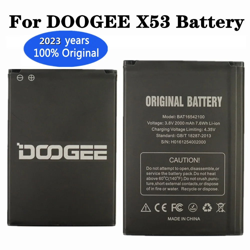 

Аккумулятор для телефона 2023 лет BAT18532200 Для DOOGEE X53 2200 мАч аккумулятор в наличии + номер отслеживания