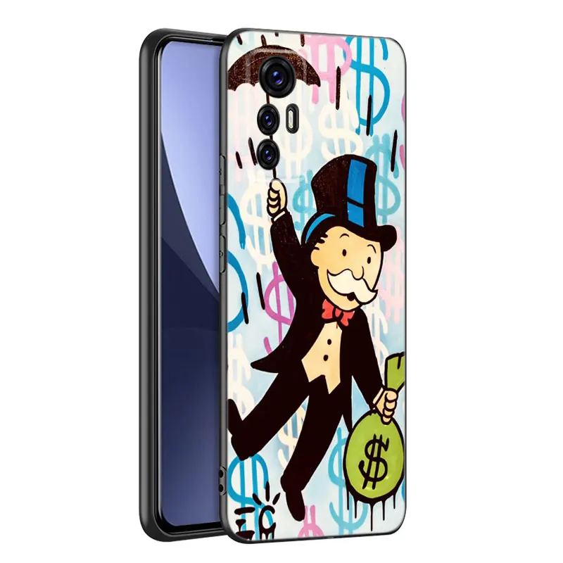 Чехол для телефона Dollar Alec Monopoly Xiaomi 10 11 13 12 Lite NE 9T 10T 11T 12T 12S 13T 14 Pro 9 SE 10i 11i 12X Civi 2 3 4 5G