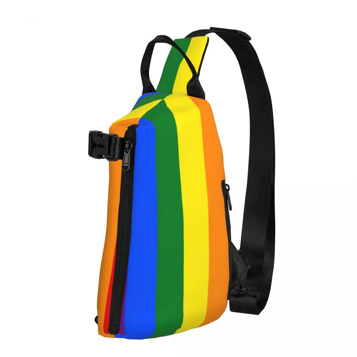 

LGBT Rainbow Chest Bags Boy Gay Pride Flag Print Sports Shoulder Bag Leisure Designer Crossbody Bag Phone Daily Sling Bags