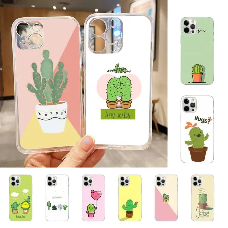 

Cute Cactus Phone Case For Iphone 7 8 Plus X Xr Xs 11 12 13 Se2020 Mini Mobile Iphones 14 Pro Max Case