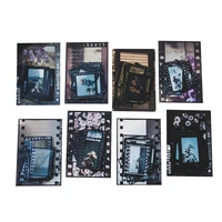 240pcs pet vintage film flower scrapbooking junk journal decorative label stickers diary stationery album stickers