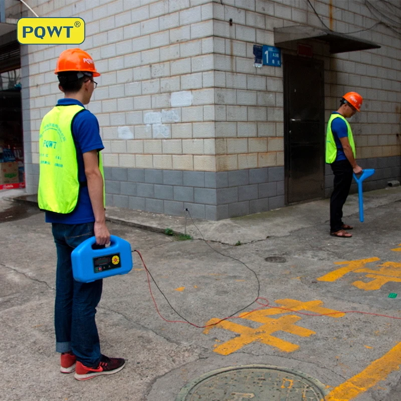 PQWT-GX700 устройство для обнаружения подземных труб металлов и кабелей на глубину 6 м