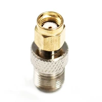 1pc f female jack to rp sma male plug rf coax modem adapter convertor connector straight nickelplated new wholesale