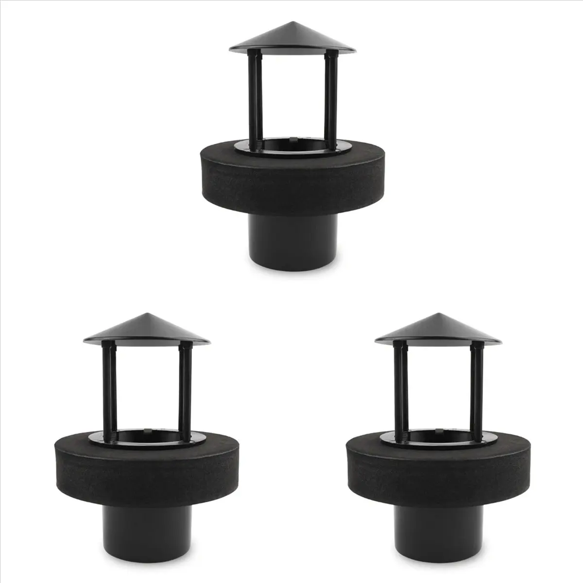 Фото Ультразвуковой увлажнитель воздуха 3X Floating Mist Dispenser, генератор тумана, распылитель, фонтанчик (черный) №3