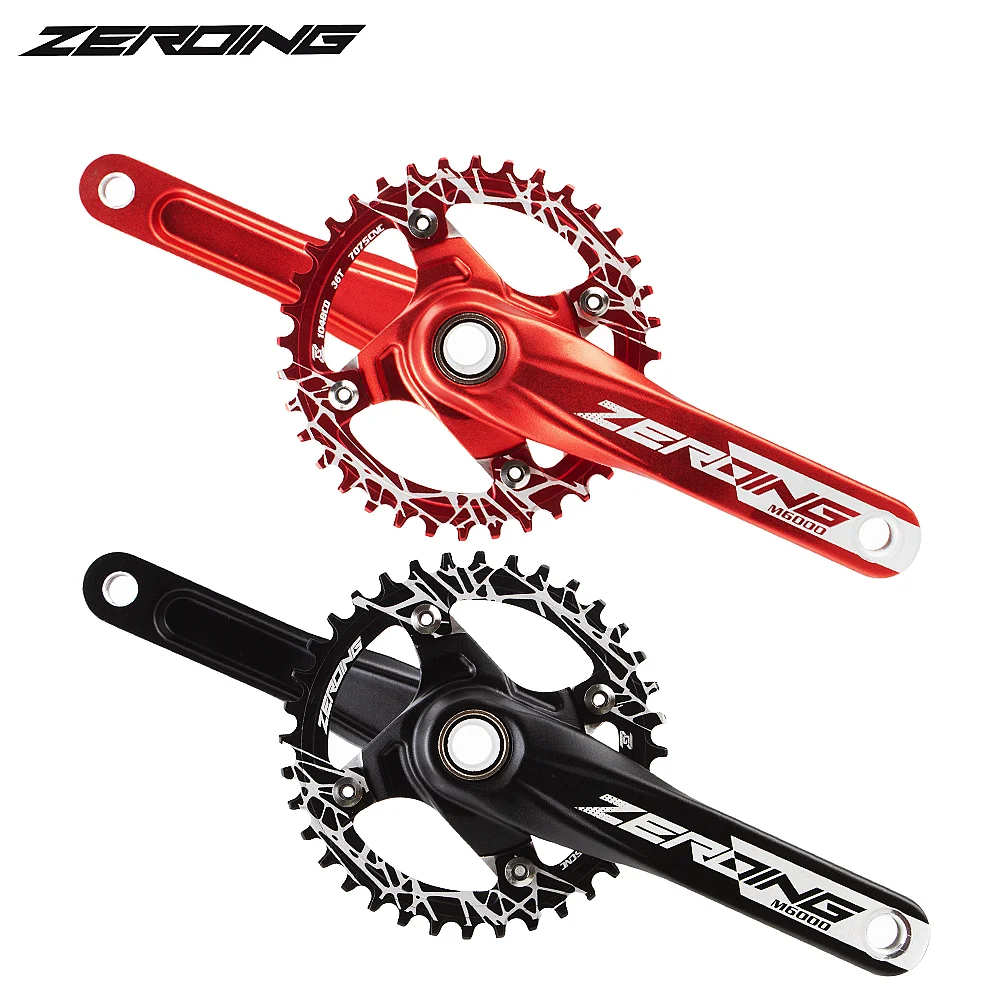 Велосипедный Кривошип ZEROING MTB Chainring 104BCD для горного велосипеда с нижней 170 мм