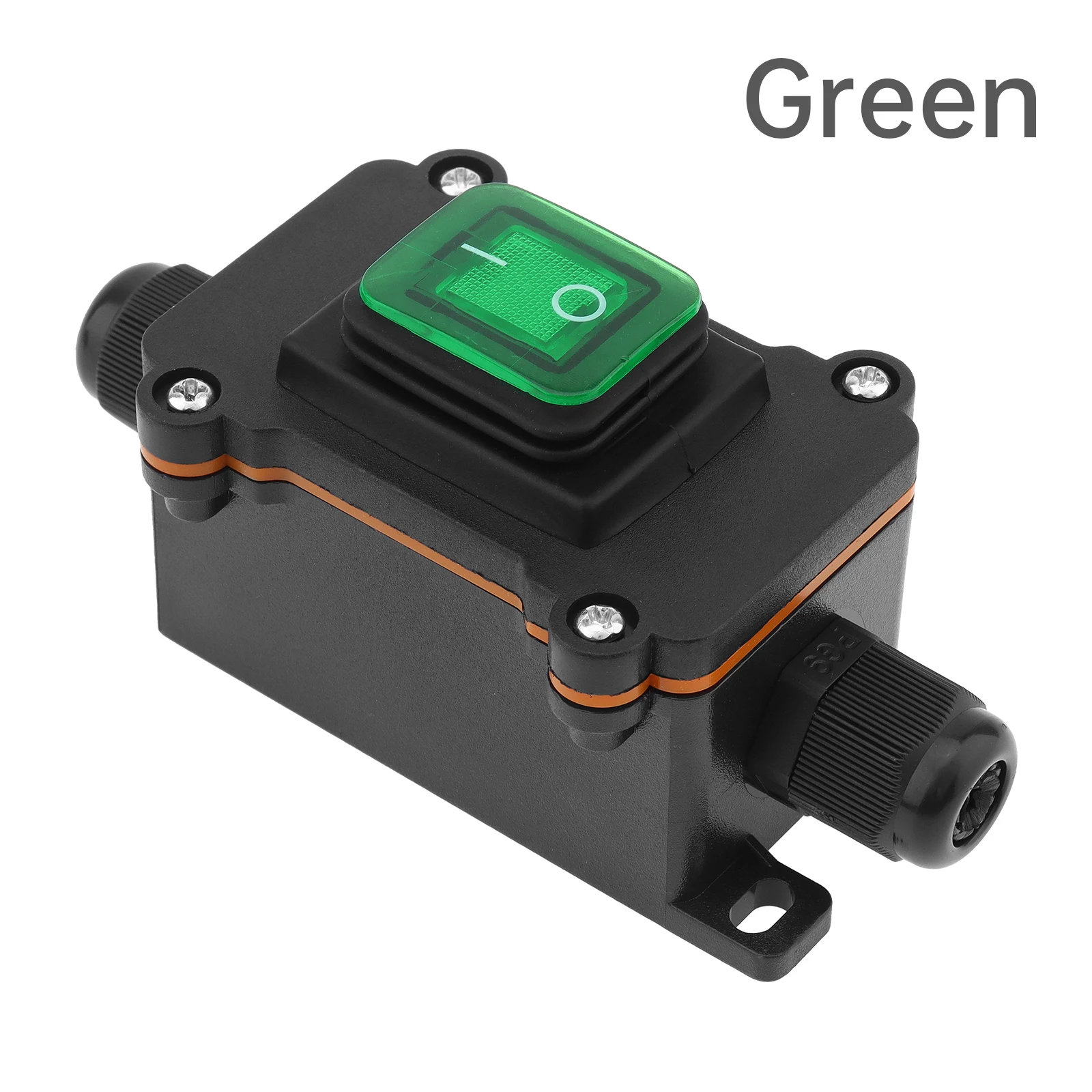 Водонепроницаемый пластиковый переключатель 4 контакта 220В