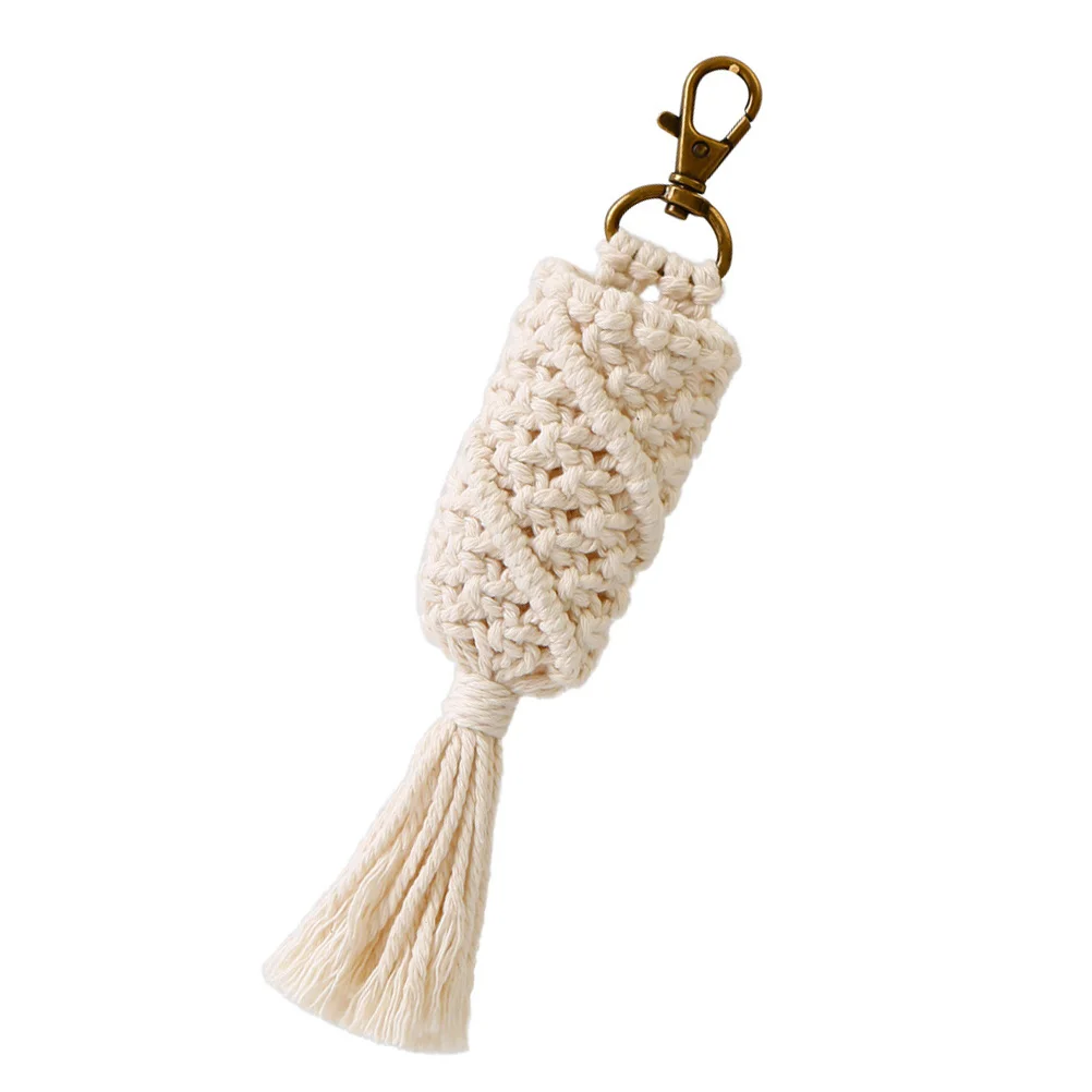 

Braided Rope Tassel Keychain Macrame Keychain Bag Charms Macrame Keychain
