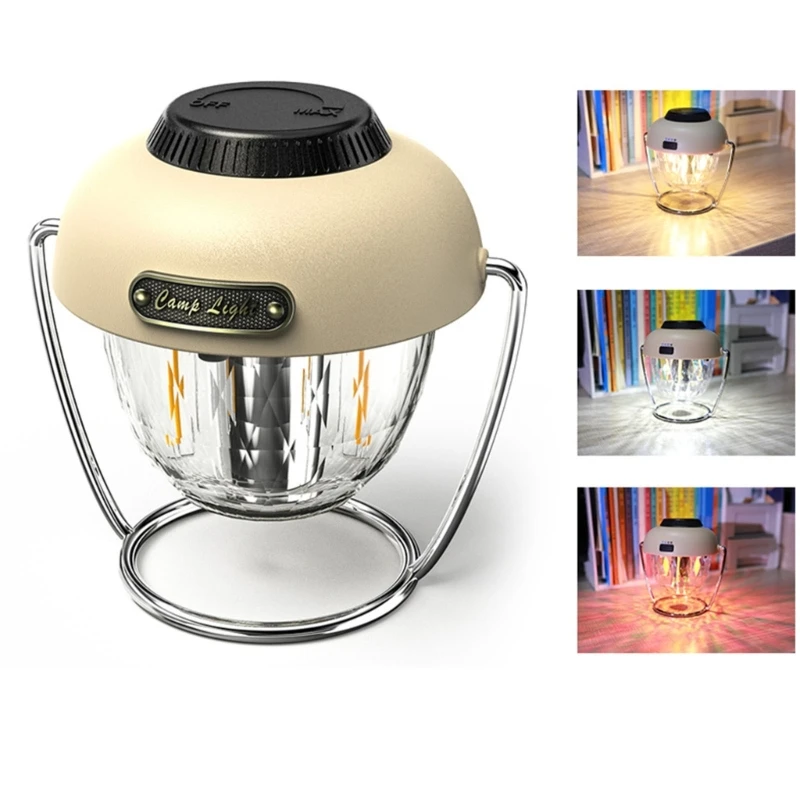 

Перезаряжаемые фонари для кемпинга, винтажные фонари для палатки, атмосферные Кемпинговые фонари