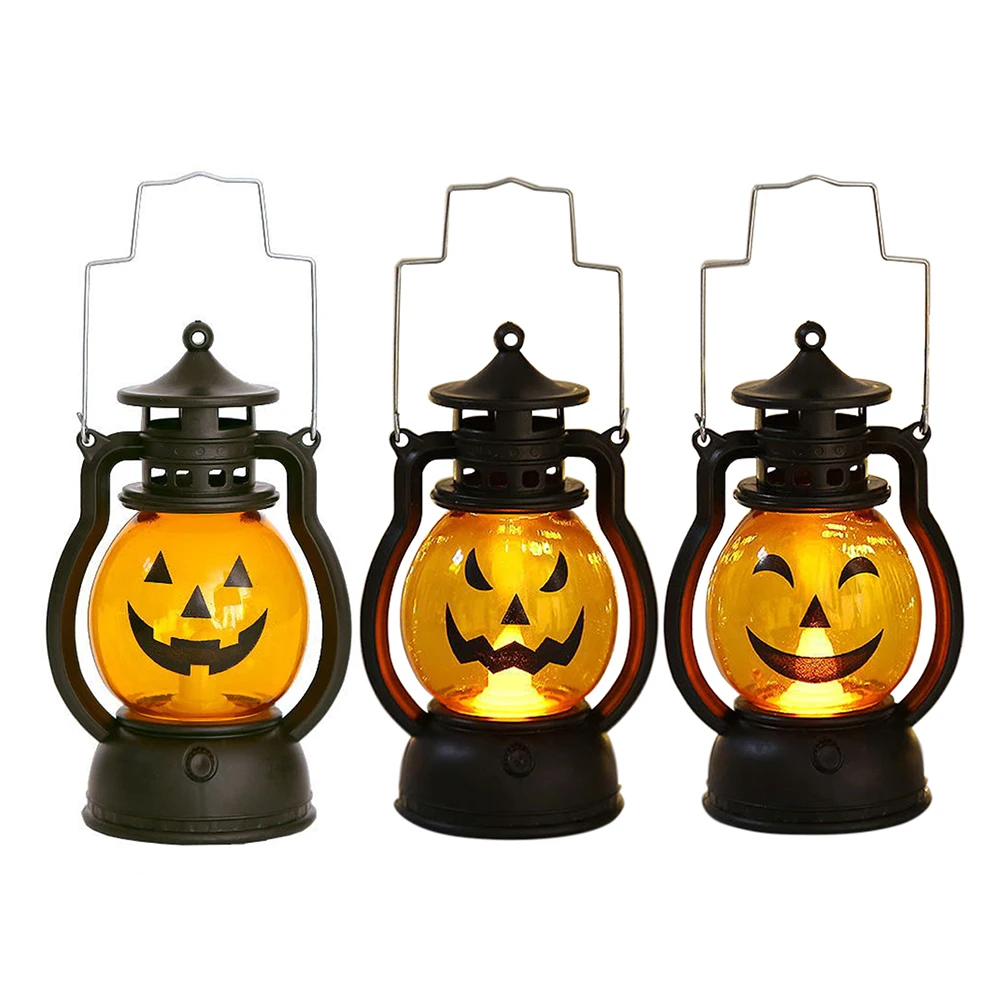 Светодиодная масляная лампа для Хэллоуина 2021 тыквенная ламсветильник