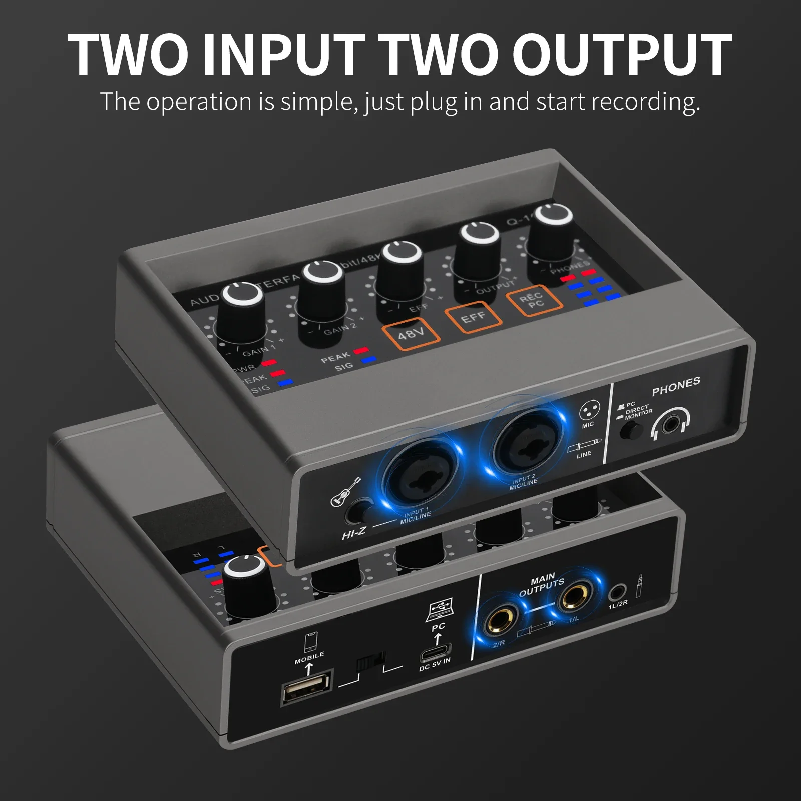 XTUGA Q-16 профессиональный аудиомикшер USB-аудиоинтерфейс