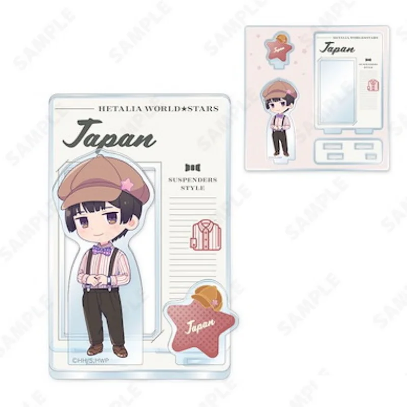 Фото Акриловая фигурка-подставка 10 см по аниме Hetalia World Stars, украшение для книжной полки, милые товары, изображения высокого разрешения, в подарок, брелок №2