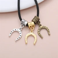 20pcs delicate lovly horseshoe vintage pendant accessories for womens personalized jewelry making pandora style charm bracelet
