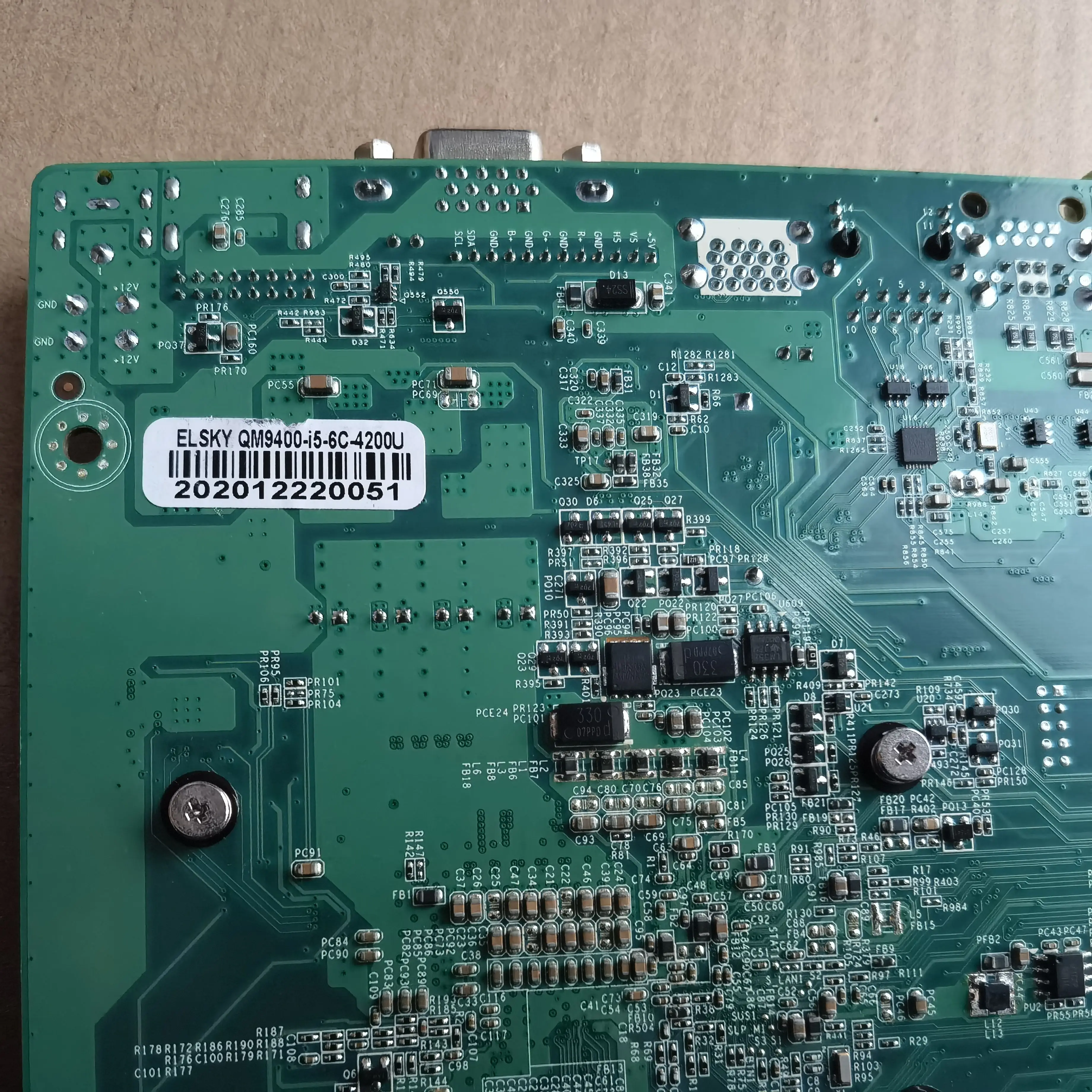 Для ELSKY QM9400-i5-6C I5 400U 17*17 основная плата IPC 6COM LVDS