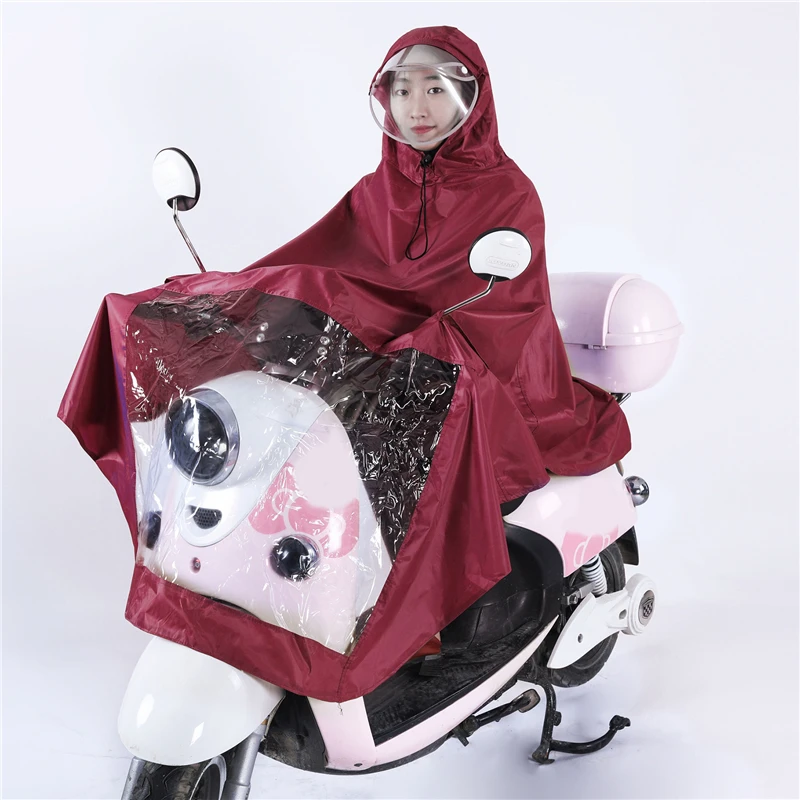 Rain Cape Coat Poncho For Mobility Scooters Motorcycle Motorbikes Bicycle Bike