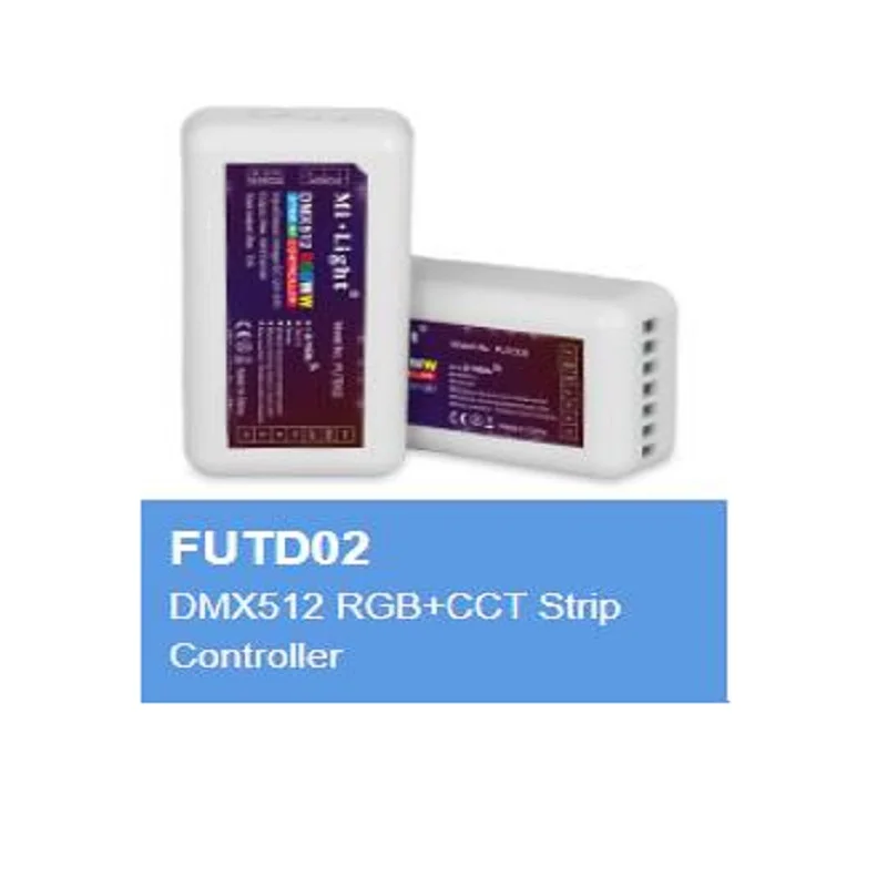 Mi светильник FUT012 9W DMX512 RGB + CCT ная лампа FUTD02 контроллер полосы FUTD01 DMX 512 LED Trans mi tter