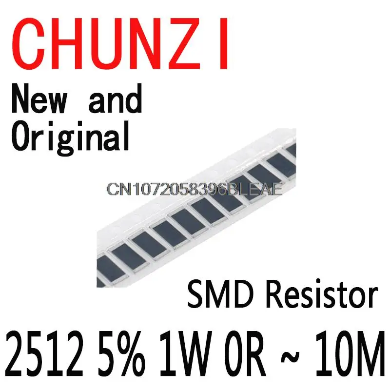 50 шт. SMD резистор 1 Вт 0 1 10 100 150 220 330 Ом 1K 2,2 K 10K 100K 220K 0R 1R 10R 100R 150R 220R 330R 470R 1M 2512 5% 1W 0R ~ 10 м (art.: 3920bfce5c843) - 3920bfce5c843