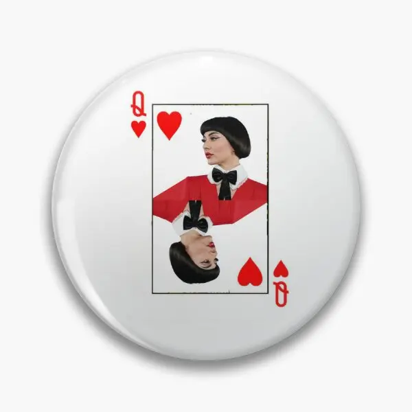 Qveen Of Hearts мягкая пуговица булавка для лацкана креативный любовник модный милый