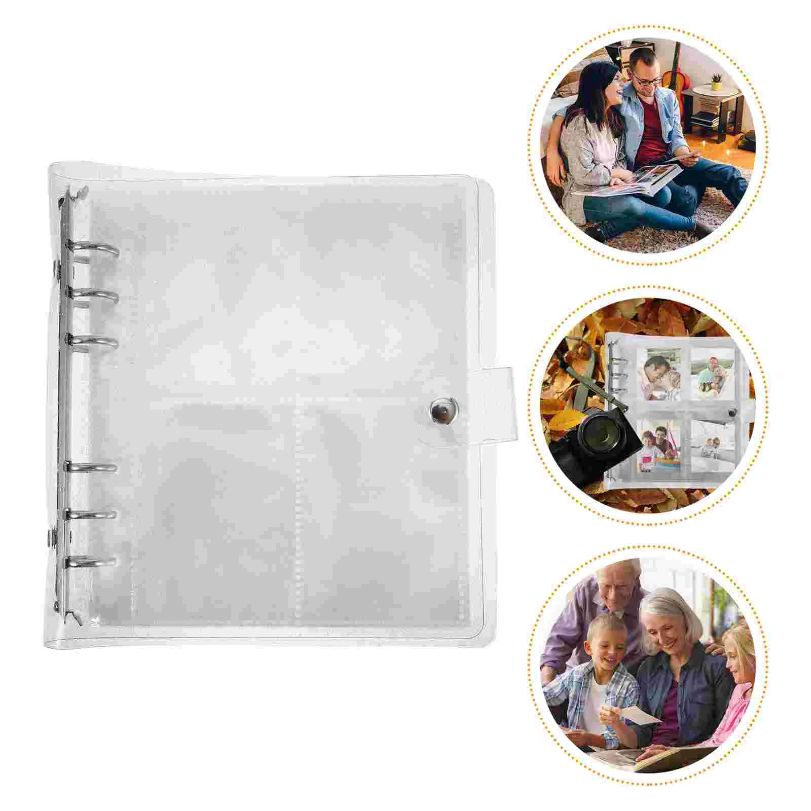

3 Inch Photo Album Cards Binder Albums Storage Souvenir Book Pockets Picture Holder
