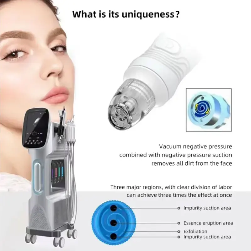 Aqua Star 9 в 1 гидромашина для лица водный пилинг глубокое очищение лифтинг