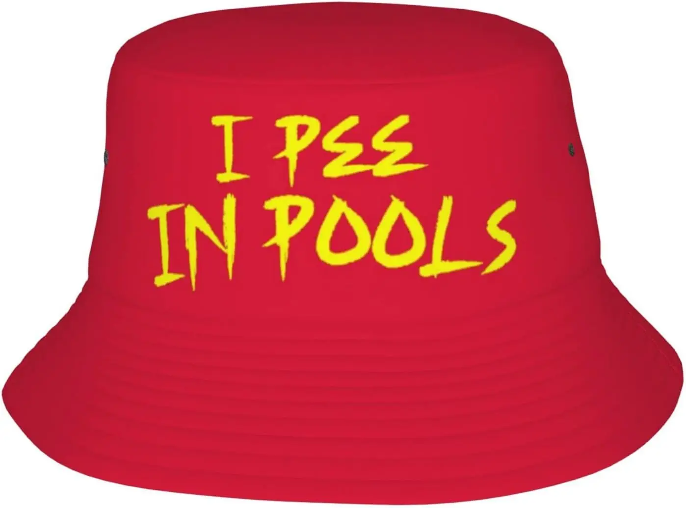 Панама унисекс Я мочу в бассейне смешная Кепка рыбака с смешными цитатами