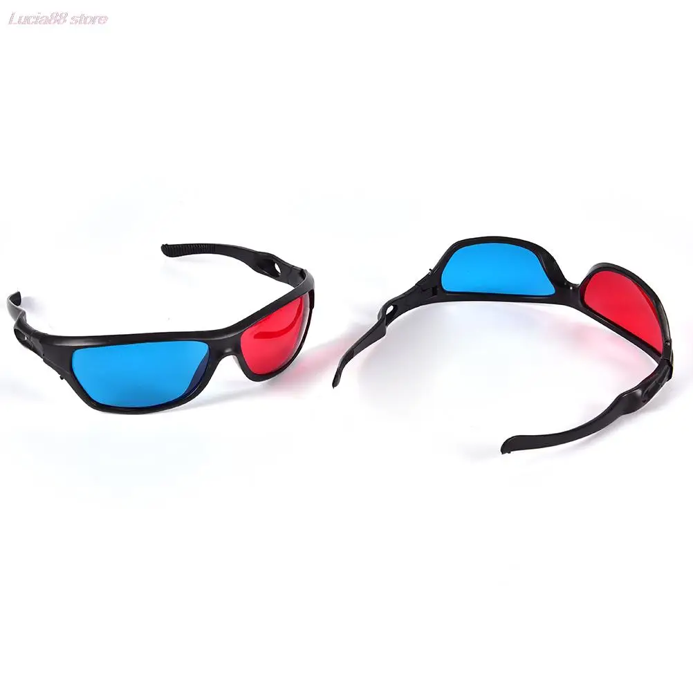 5 шт. универсальные 3D пластиковые стекла es/oculos/красные синие голубые 3d-стекла Anaglyph