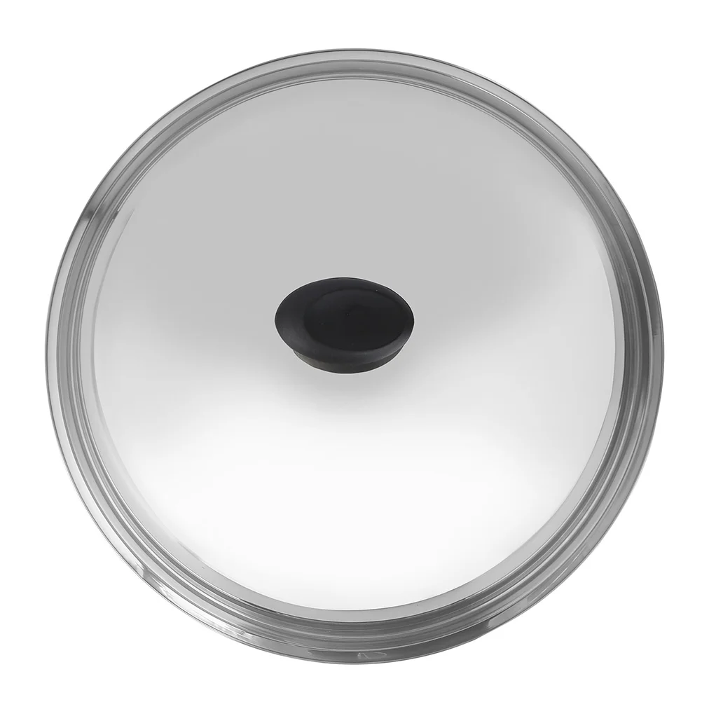 

Stainless Steel Cover Home Supply Tempered Glass Household Pan Lid Round Griddle Multi-function Pot Accessory Kitchen Frying
