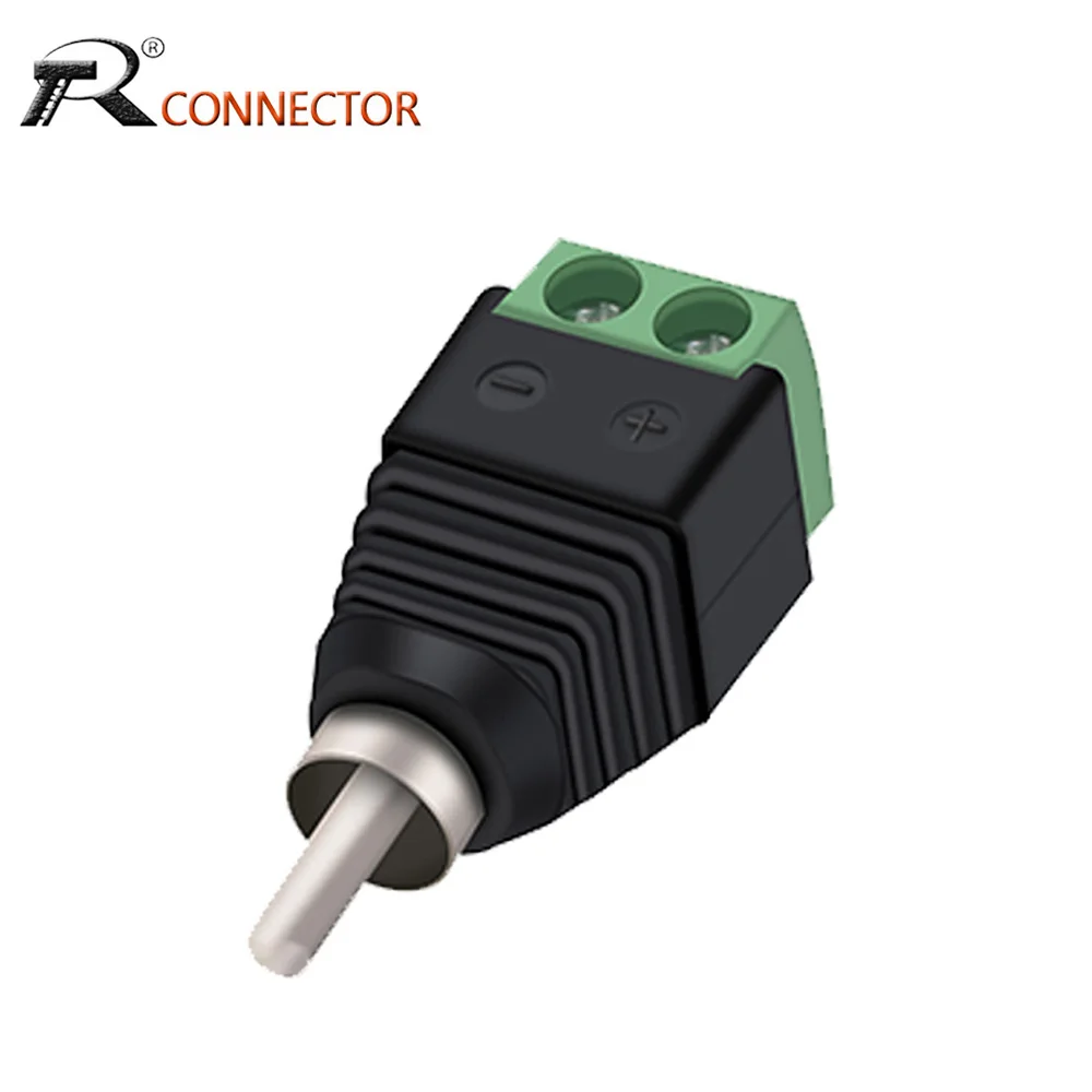 1 шт. CCTV Phono RCA штекер к AV терминалу разъем видео AV Balun международный стандарт