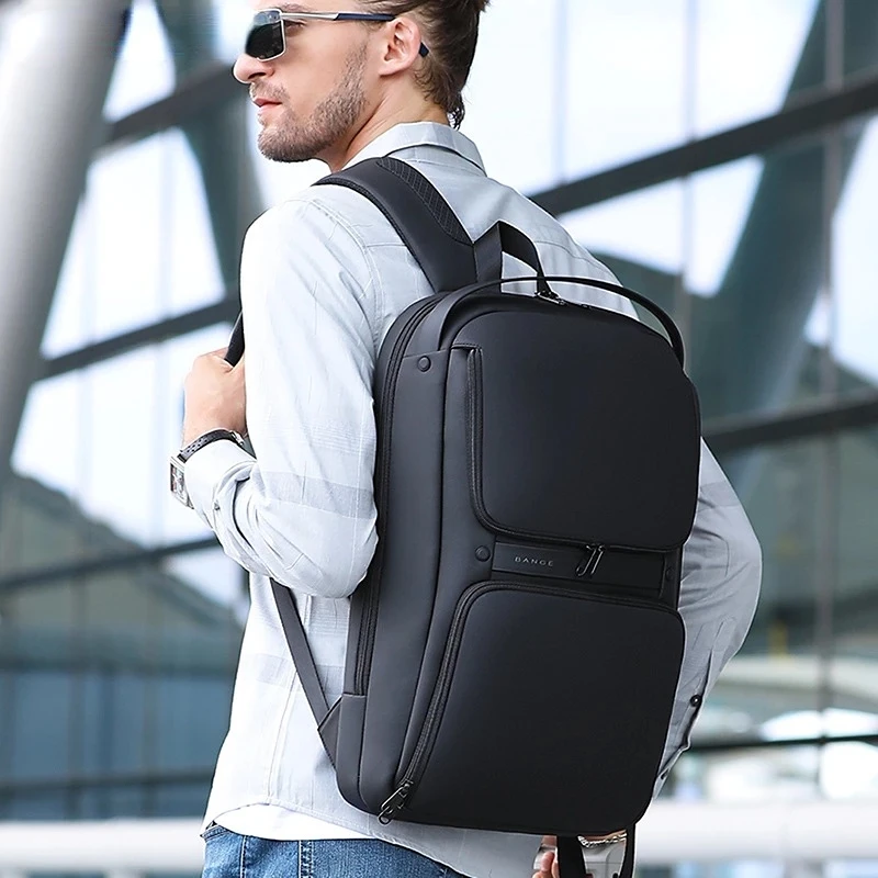 Men Backpack Designer Business Casual Large Capacity 15.6 Inch Laptop Men Teenage Fashion Waterproof Travel Backpack Backpacks