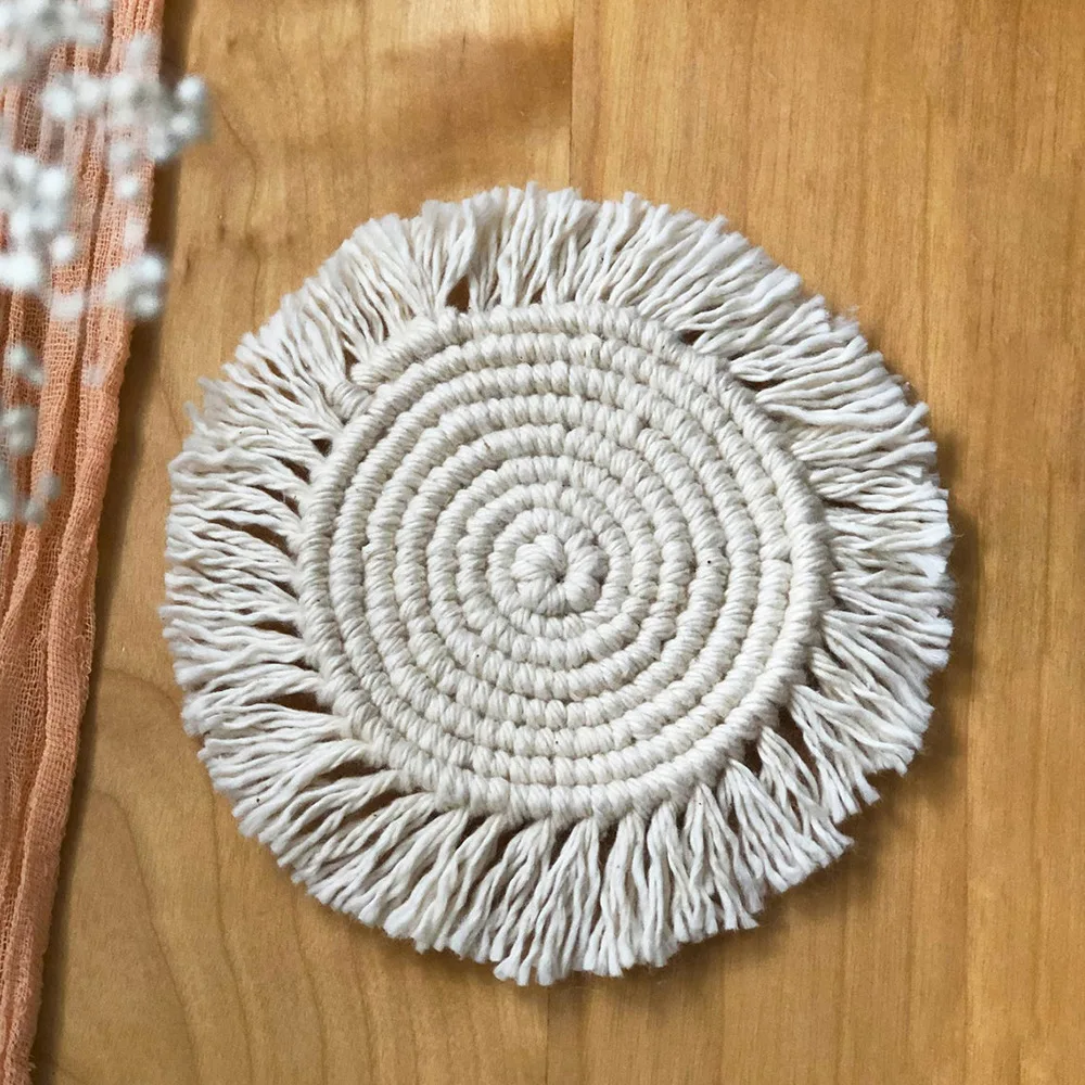 

Коврик для чашки из хлопка Macrame