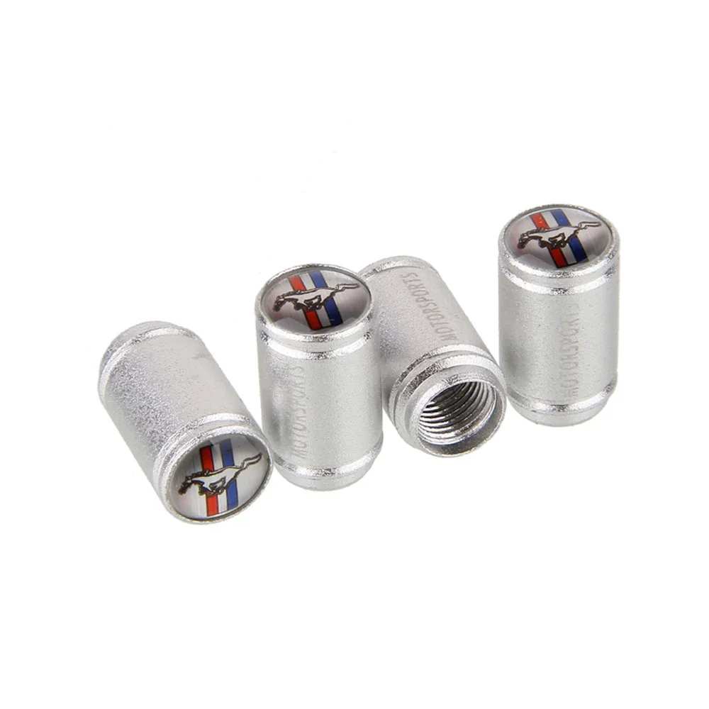 

4 шт., клапаны для автомобильных колес, воздушные колпачки для штока шин, чехол для Ford Ecosport Fiesta Focus Explorer Fusion Mondeo Mustang Edge