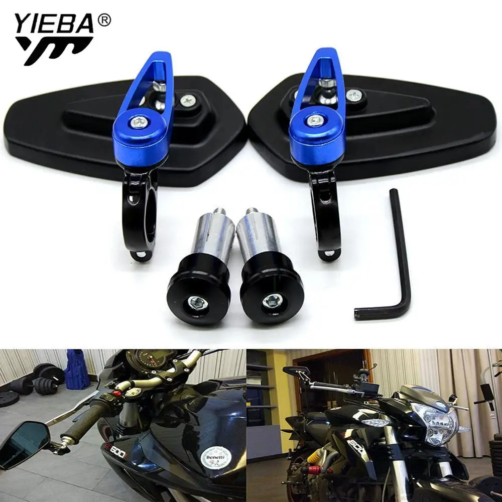 

Universal Motorcycle Rear View Mirrors Bar End Mirror For Aprilia Mana 850 MXV 450 RSV4 Factory ABS Scarabeo 100 Scarabeo 200