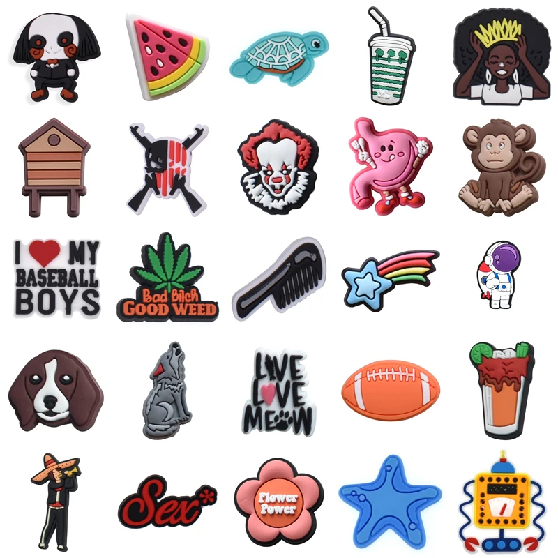 

Shoes Accessories Gifts Kids Set Jeans Wholesale Bulk Shoe Charms Boy Men Women Charm Para Pins Packs Girl Decorations for Croc