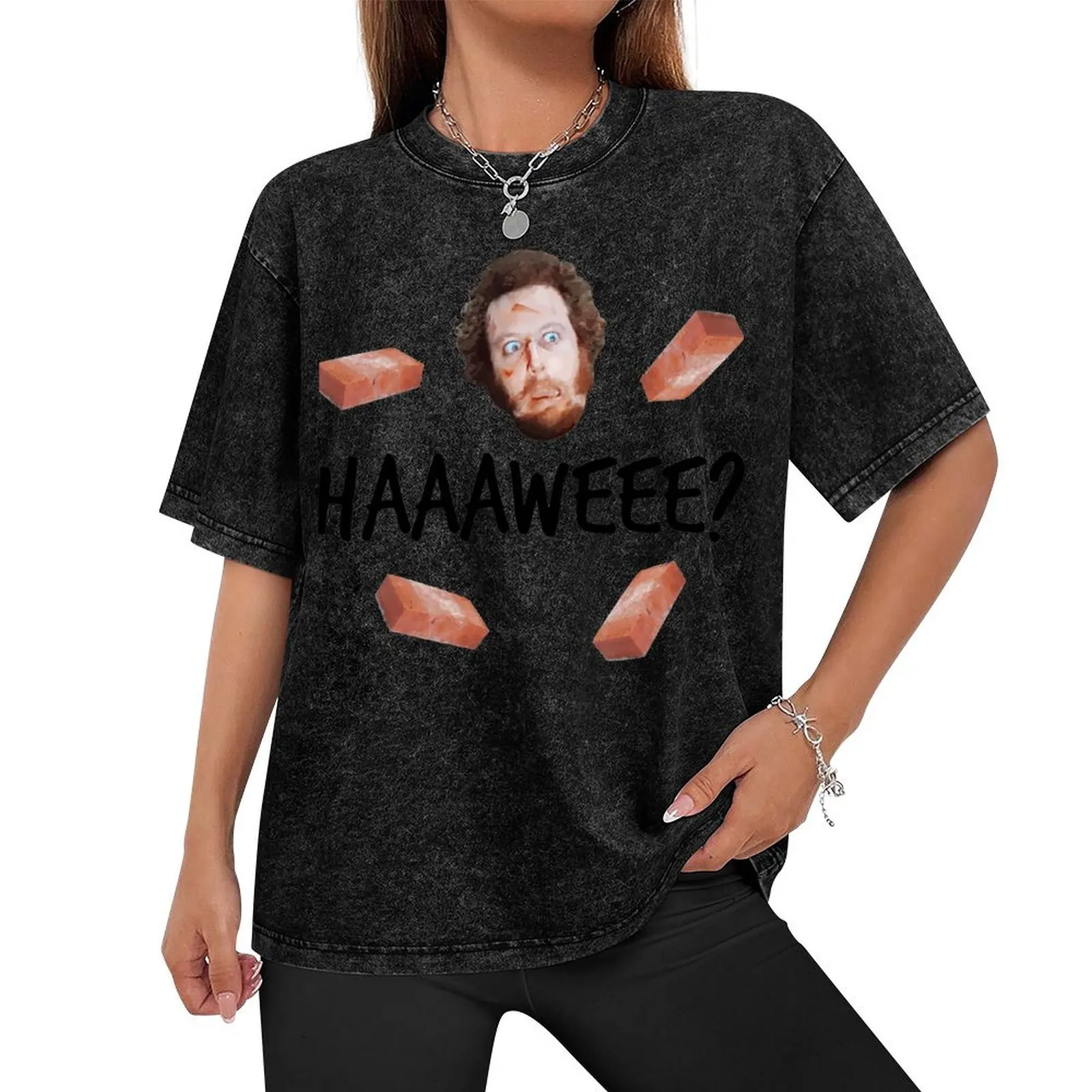 Рубашка Один дома — Marv Haaawee?! - Забавная футболка Wet Bandits Детская Suck Brick лето 2025