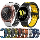 Ремешок силиконовый для смарт-часов, спортивный браслет для Samsung Galaxy Watch Active 2 44 мм 40 мм, Galaxy Watch 3 41 мм 42