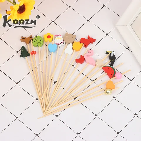 Бамбуковые шпажки для фруктов