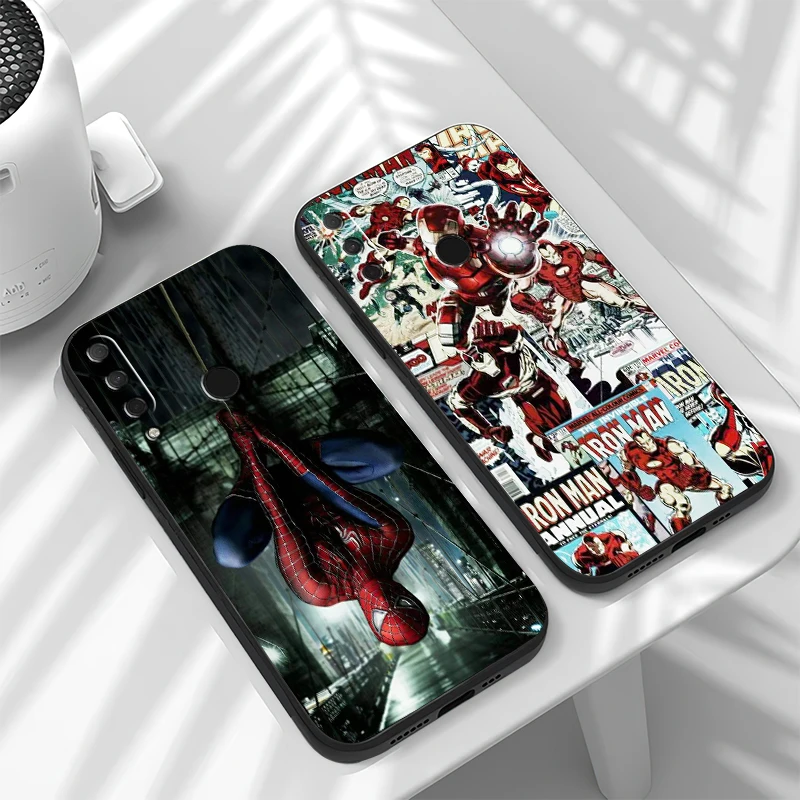 

US Marvel Comics Logo Phone Case For HUAWEI Honor 8X 9X 9 Lite 10 10X Lite 10i Black Smartphone Carcasa Coque Luxury Ultra