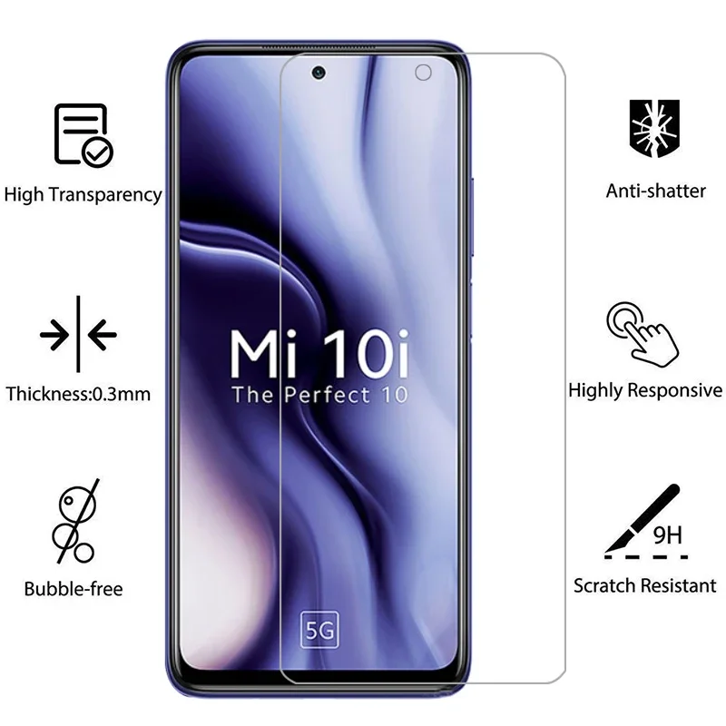 Защитное закаленное стекло для xiaomi mi 10i 5g защитная пленка экрана на ksiomi my 10 i i10 mi10i