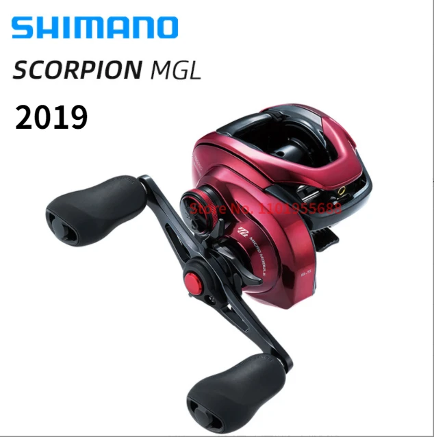 2019 Shimano Scorpion MGL 150 150HG 151HG Left or Right Handed Fishing Reel SVS Brake Baitcasting Wheels