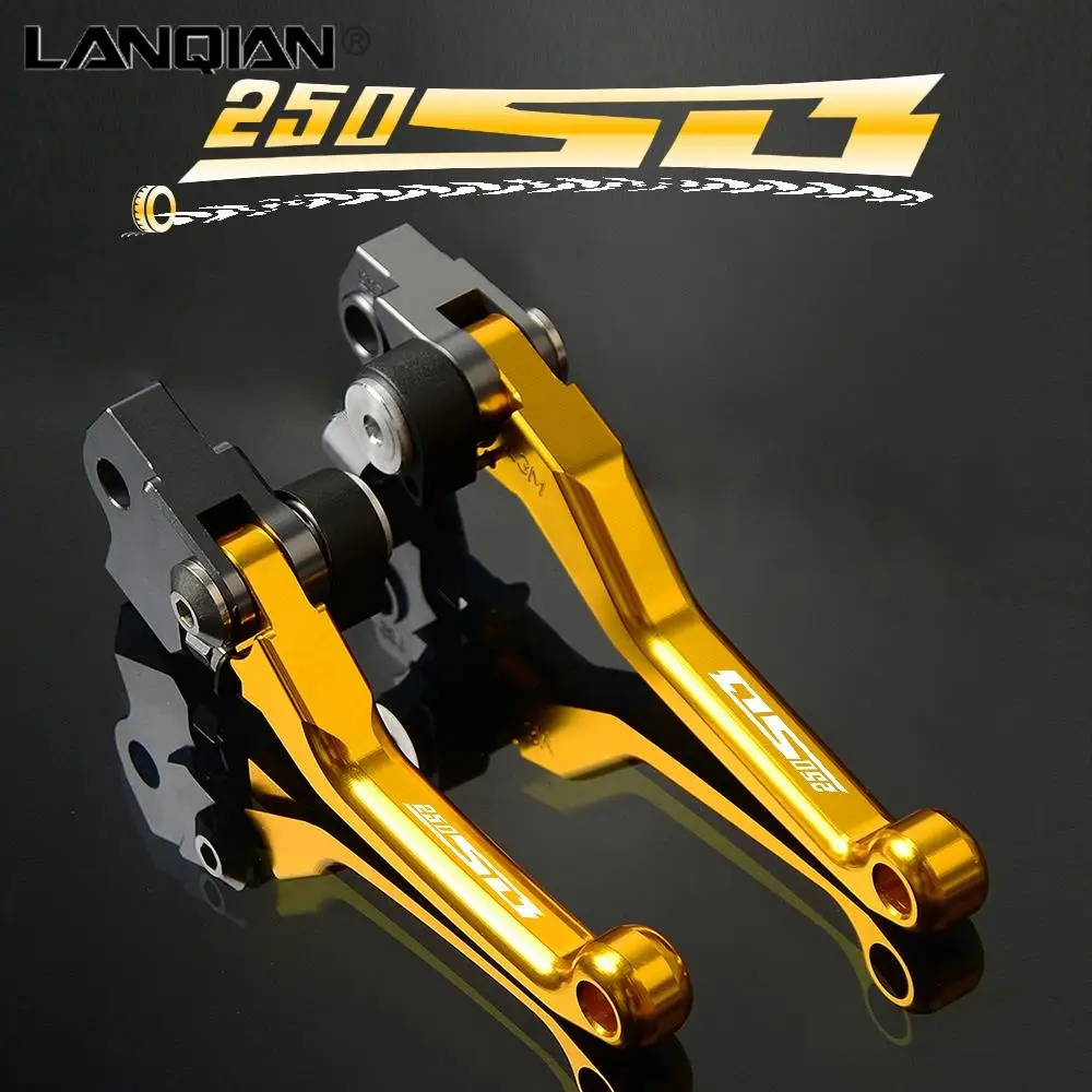 

Motorcycle Accessories Dirt Pit Bike Motocross Pivot Brake Clutch Levers For Suzuki 250SB 250 SB 2002 2003 2004 2005 2006