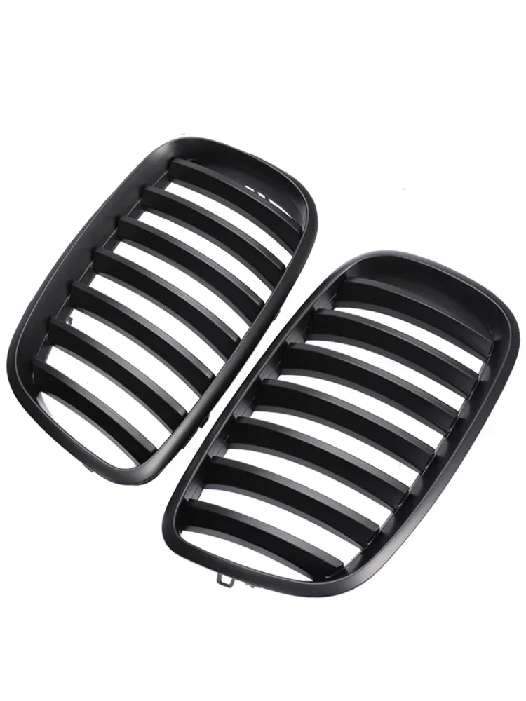 Боковой маркер M цвет глянцевая черная гоночная решетка крышка для BMW X5 X6 E70 E71