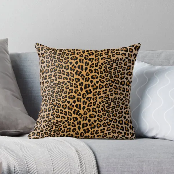 

Leopard Print Printing Throw Pillow Cover Decorative Fashion Waist Decor Case Fashion Wedding Home Bedroom Pillows not include