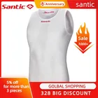 Мужская Базовая майка без рукавов Santic, быстросохнущая велосипедная майка, жилеты для горных велосипедов, компрессионная велосипедная спортивная одежда азиатского размера