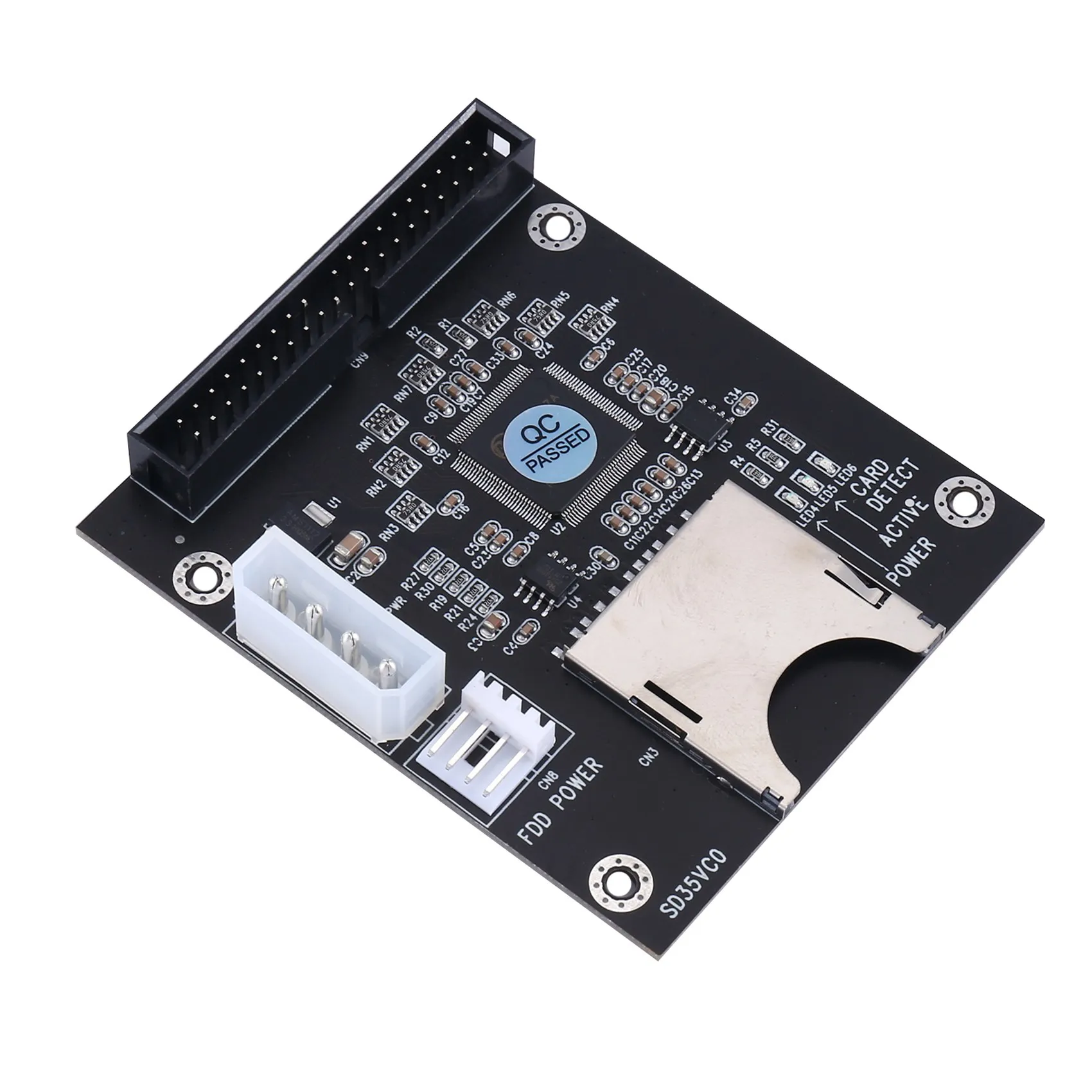 

Адаптер для модуля SD-карты 3,5 IDE SD 40Pin штекер IDE жесткий диск высокоскоростная карта увеличения емкости для карты SDXD 128 ГБ