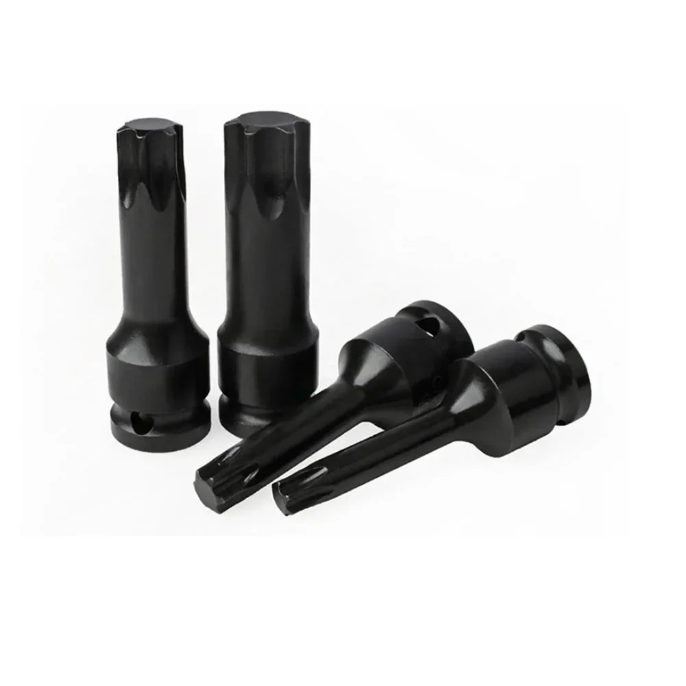 Биты для отверток Torx 1 2-дюймовый адаптер с приводом T20 T25 T27 T30 T35 T40 T45 T50 T55 T60 T70 T80 T100