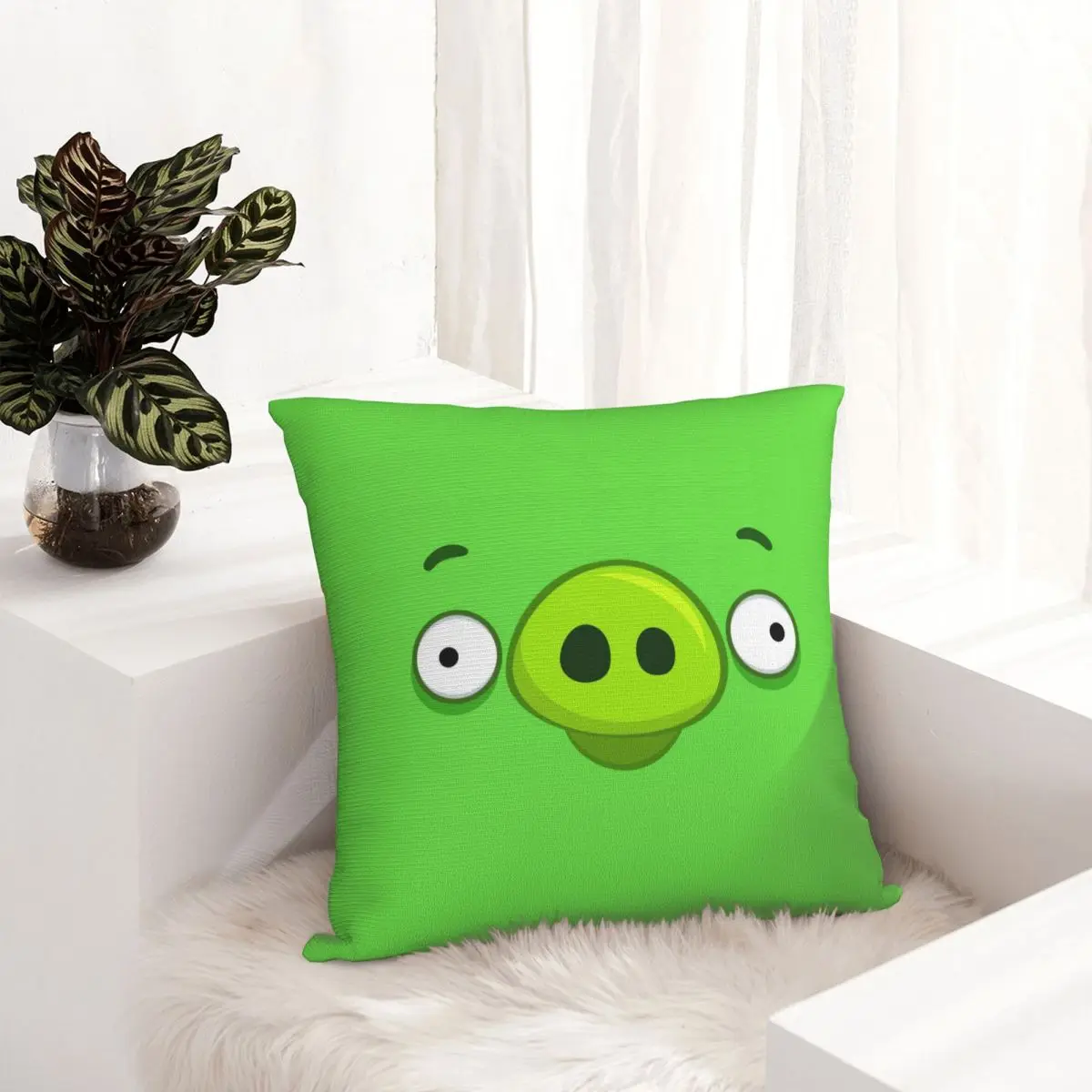 

Bird pillowcase printed cushion cover sofa waist pillow pillow cover