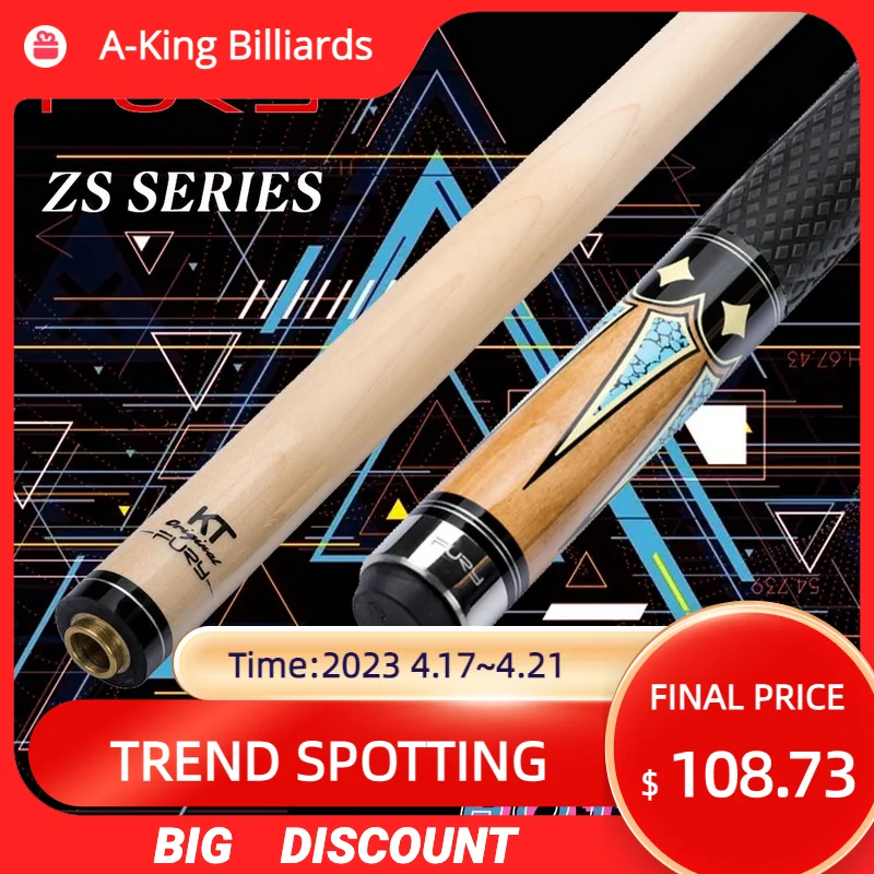 

Бильярдный Кий FURY ZS 11,75 мм Тигр Эверест наконечник гладкая кожаная ручка переводная технология Бильярдный Кий набор