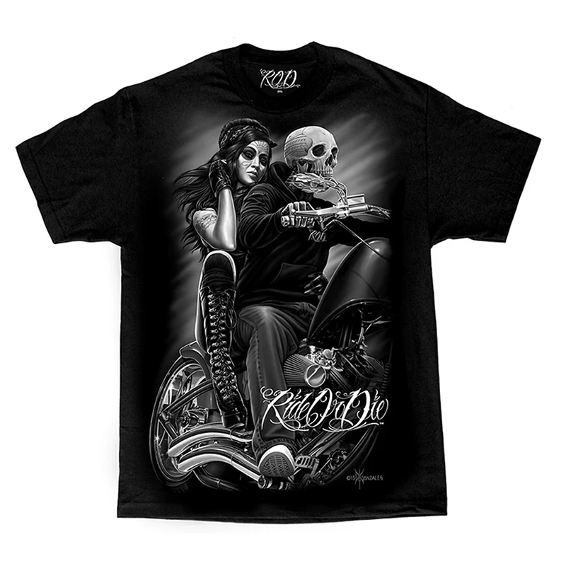 Футболка мужская с рисунком черепа