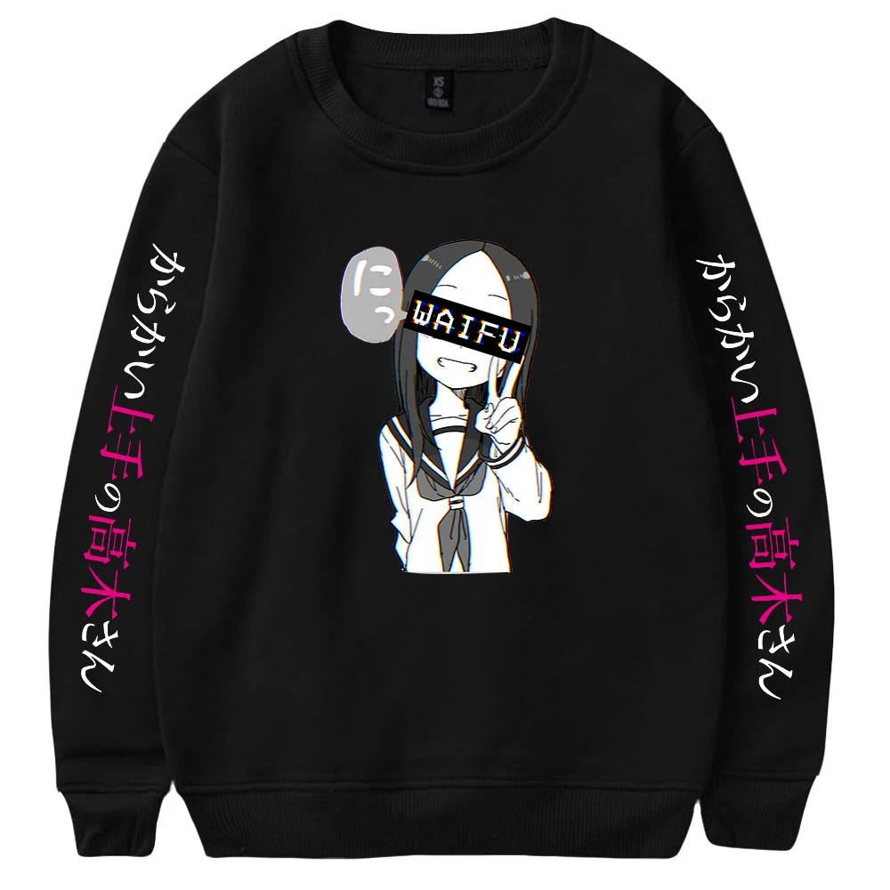 

Teasing Master Takagi-san Sweatshirt Crewneck Long Sleeve Men Women's Outwear Harajuku Streetwear 2022 Japanese Anime Clothes
