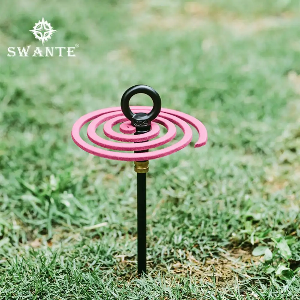 

Swante Camping Mosquito Coil Tray Osquitoes Repellent Coil Plate Anti-scalding Mosquito Incense Coil Ash Tray Sandalwood Rack