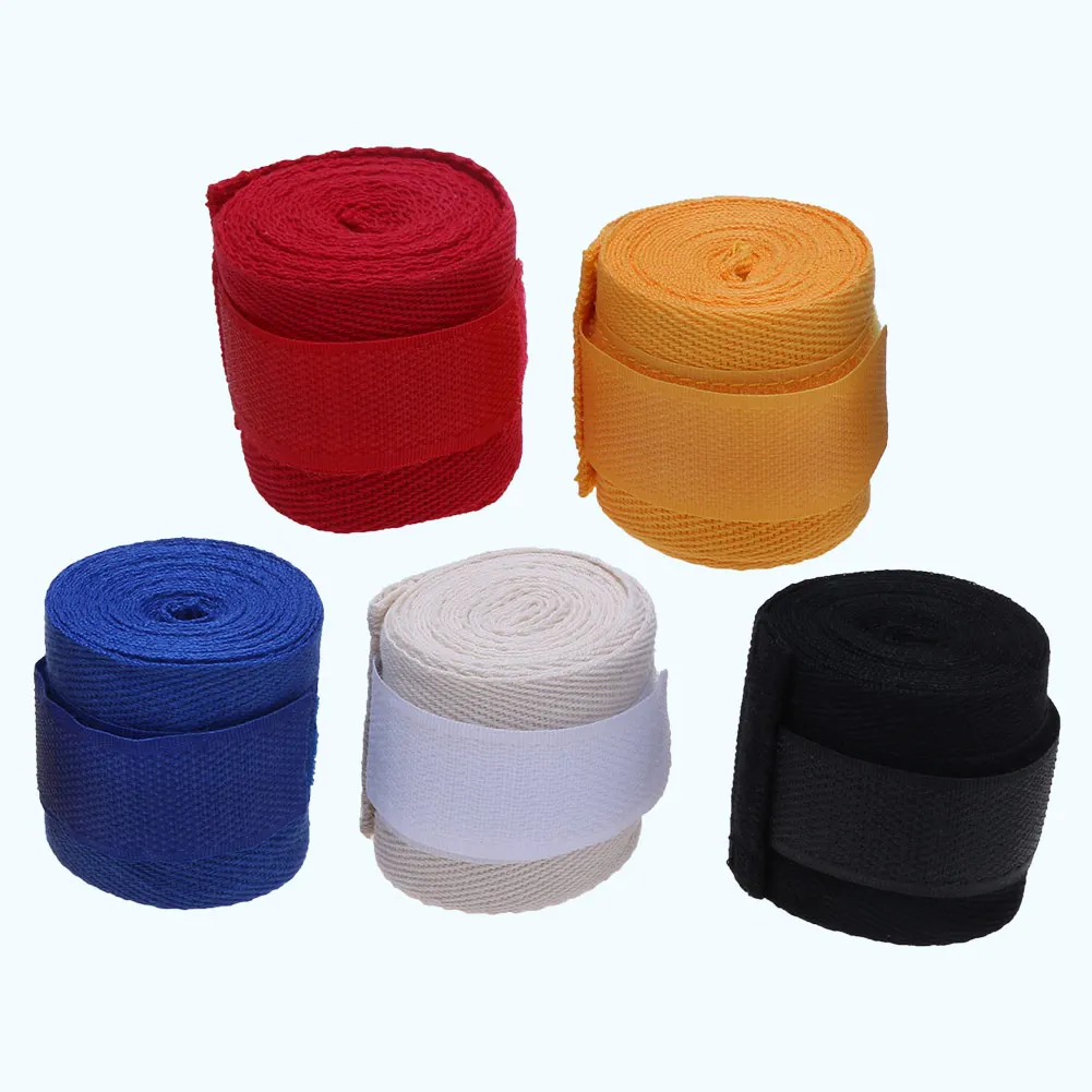 

2.5M Cotton Boxing Bandage Sports Strap Gauntlets for Hand Gloves Wraps Belt Wraps Bandage For Competition Protect Tool